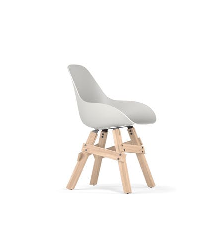 Chaise contemporaine - ICON DIMPLE CLOSED - Kubikoff - d'intérieur / en métal / en polypropylène