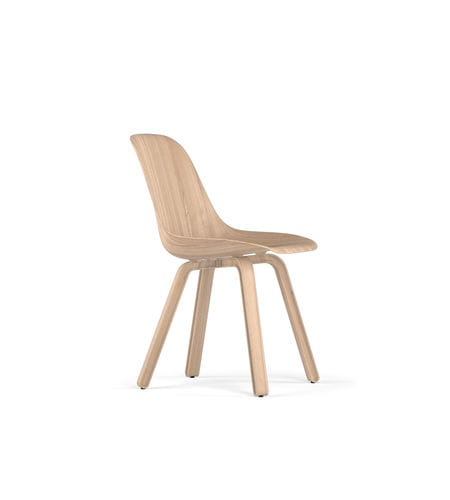 Chaise contemporaine - U W9 - Kubikoff - d'intérieur / en bois courbé / résidentielle