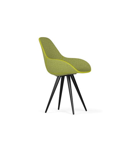 Chaise contemporaine - ANGEL DIMPLE TAILORED - Kubikoff - d'intérieur / en tissu / en cuir