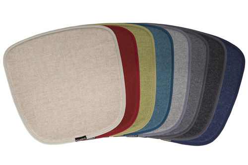 Coussin pour chaise - SEATPAD FLANELLE - Kubikoff - rectangulaire / multicolore / en laine