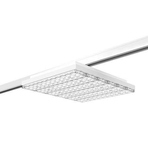 Éclairage sur rail à LED - 3F SIX UGR - 3F Filippi S.p.A. - carré / en acier peint / en PMMA