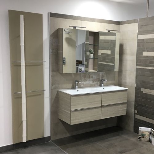 Sèche-serviettes à eau chaude - BAMBOU  - CINIER - électrique / 751 w...1000 w / contemporain
