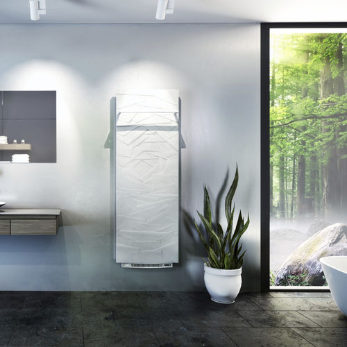 Sèche-serviettes à eau chaude - EDO BAIN  - CINIER - électrique / 501 w...750 w / 751 w...1000 w