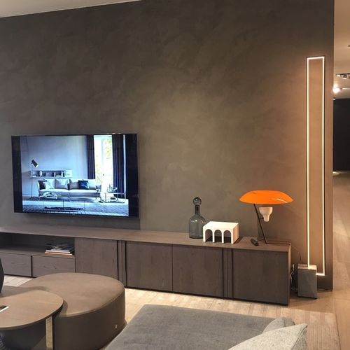 Lampe sur pied - MIRÉ - CINIER - en métal / en béton / contemporaine