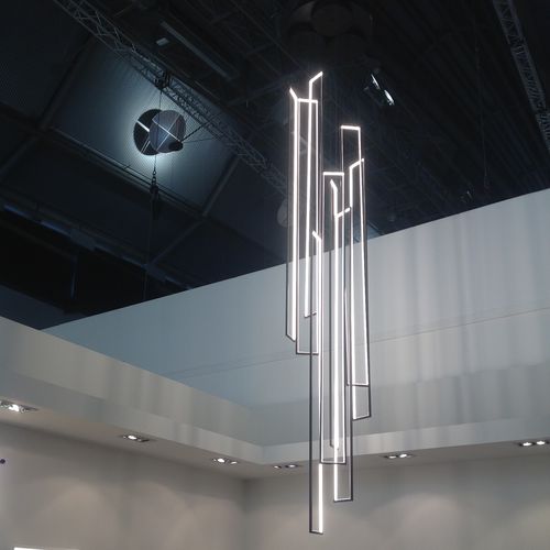 Suspension - CASCADE MIRÉ – 9 - CINIER - en acier / contemporaine / d'intérieur