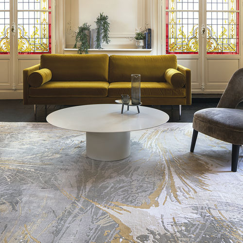 Tapis en soie - HEVEA SANDCASTLE - Edition Bougainville - contemporain / à motif / en chanvre
