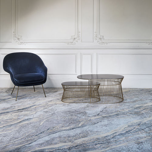 Tapis contemporain - ONYX STARDUST - Edition Bougainville - à motif / en PET / en laine