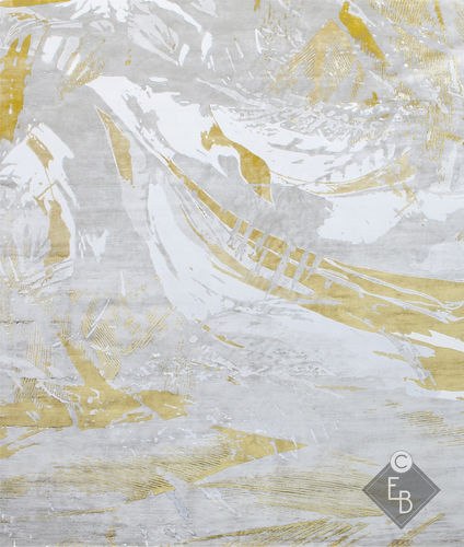 Tapis contemporain - TAHORA HOPPER - Edition Bougainville - à motif / en PET / en laine