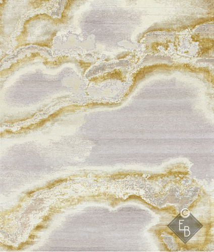 Tapis contemporain - BIJAGOS DUSK - Edition Bougainville - à motif / en laine / en soie