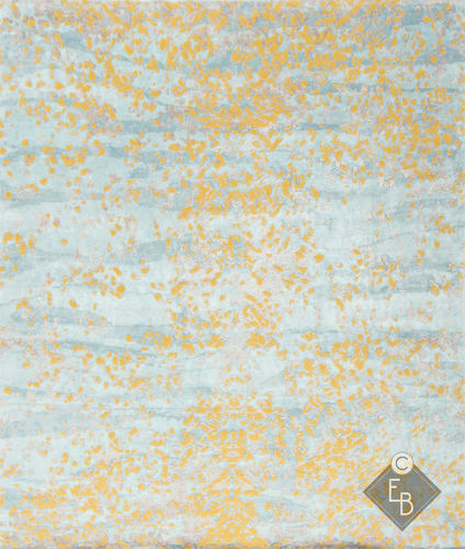 Tapis en laine - WILD MIMOSA - Edition Bougainville - contemporain / à motif / en soie