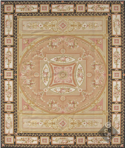 Tapis traditionnel - CANTENAC STANDARD - Edition Bougainville - à fleurs / en PET / en laine