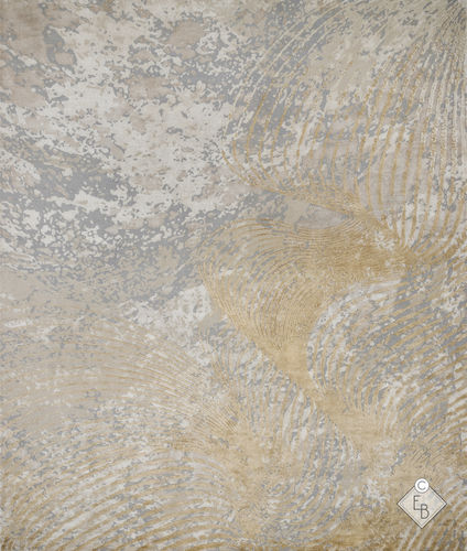 Tapis contemporain - NAZARE DUNE - Edition Bougainville - à motif / en PET / en laine