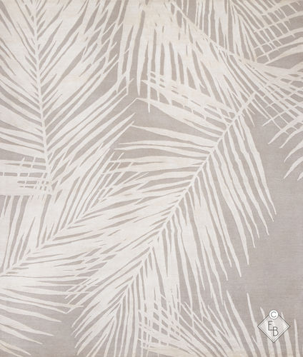 Tapis contemporain - BRAHEA IVORY - Edition Bougainville - à motif nature / en laine / en soie