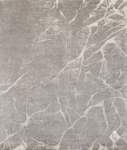 Tapis en soie végétale - ICELAKE ALPAGA - Edition Bougainville - contemporain / à motif / en laine