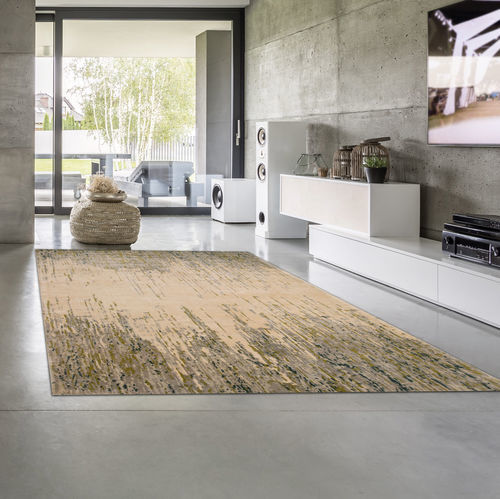 Tapis contemporain - ARTY INFINITY - Edition Bougainville - à motif / en chanvre / en laine