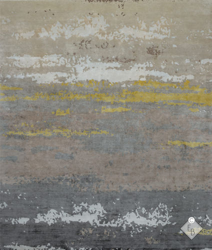 Tapis en soie - CLOUD DUSK - Edition Bougainville - contemporain / à motif / en chanvre
