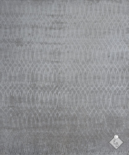 Tapis contemporain - JERICO METALLIC - Edition Bougainville - géométrique / en chanvre / en PET