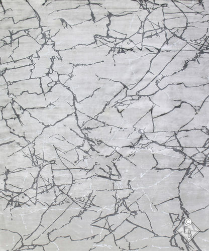 Tapis en soie - NUUK MAGNESITE - Edition Bougainville - contemporain / à motif / en chanvre