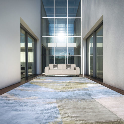 Tapis contemporain - ARAL SUNRISE - Edition Bougainville - à motif / en PET / en laine