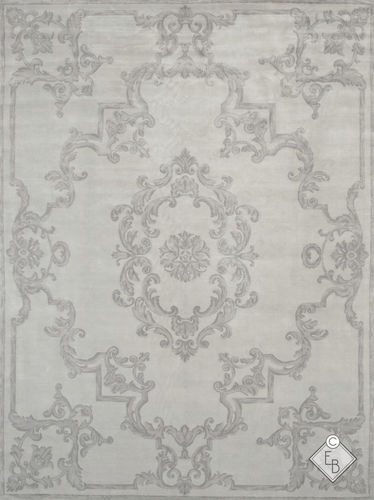 Tapis traditionnel - ALDEBARAN GALENA - Edition Bougainville - à motif baroque / en chanvre / en laine