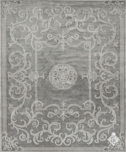 Tapis traditionnel - ALTESSE ANCHOR - Edition Bougainville - à motif baroque / en chanvre / en PET