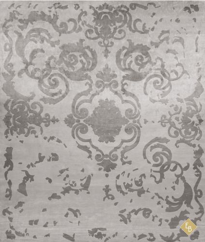 Tapis traditionnel - CARDINAL VINTAGE PEARL - Edition Bougainville - à motif / en chanvre / en PET