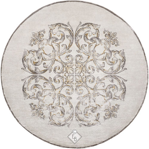 Tapis traditionnel - DE VINCI EARTH - Edition Bougainville - à fleurs / en PET / en laine