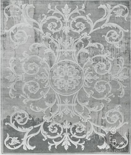 Tapis traditionnel - EVRARD ARTY MAPLE - Edition Bougainville - à motif / en chanvre / en PET