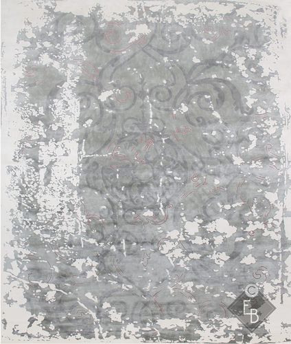 Tapis traditionnel - FOUQUET ROSEWOOD - Edition Bougainville - à motif / en chanvre / en PET