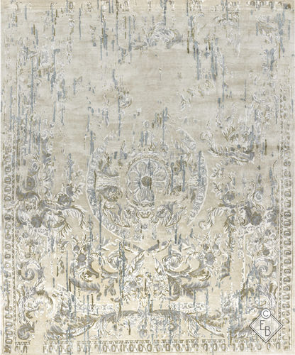 Tapis traditionnel - LULLY SHORE - Edition Bougainville - à motif / en chanvre / en PET