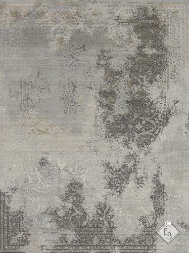Tapis contemporain - ANOUSHA GREY - Edition Bougainville - à motif / en laine / en soie