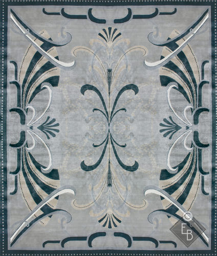 Tapis traditionnel - BROADWAY STARDUST - Edition Bougainville - à motif / en PET / en laine