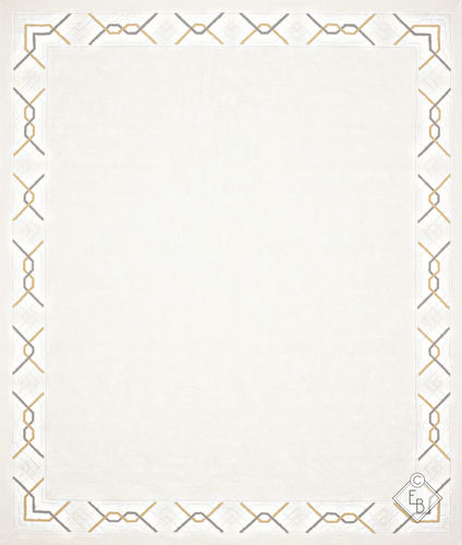 Tapis contemporain - DELANO TWILL - Edition Bougainville - géométrique / en PET / en laine