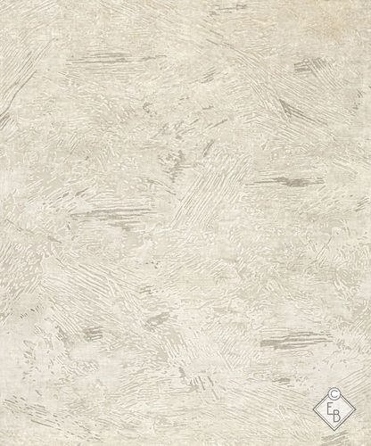 Tapis contemporain - IMPASTO BIANCA - Edition Bougainville - à motif / en PET / en laine
