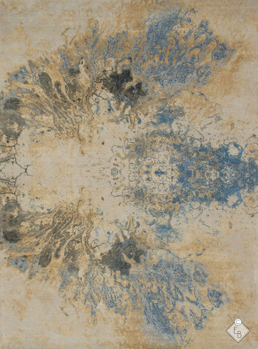 Tapis contemporain - LOS ROQUES ACACIA - Edition Bougainville - à motif / en PET / en laine