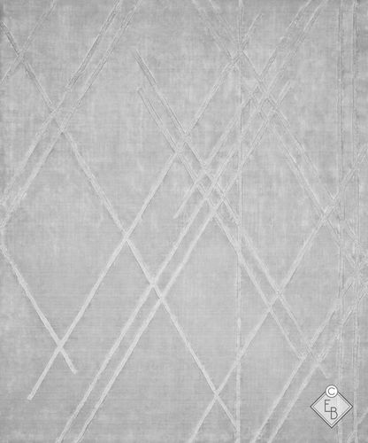 Tapis contemporain - TROCADERO HAZE - Edition Bougainville - à motif / en laine / en soie