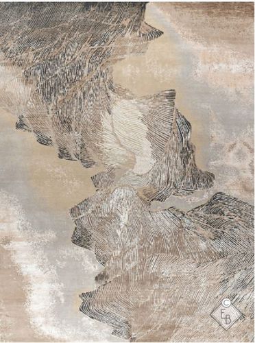 Tapis contemporain - TUUL - Edition Bougainville - à motif / en PET / en laine