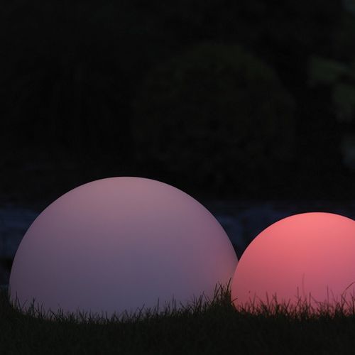 Lampe de sol - HALF BALL - Imagilights - en verre / contemporaine / de jardin