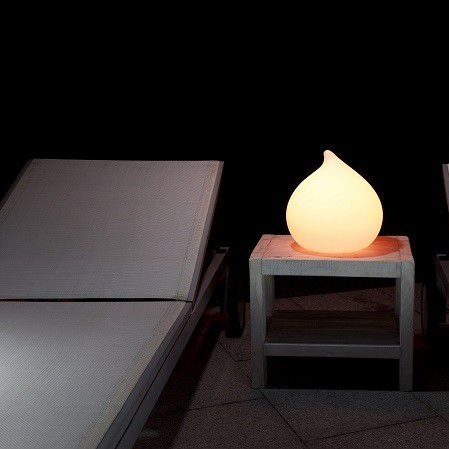 Lampe de chevet - TEARDROP - Imagilights - en verre / contemporaine / à batterie rechargeable