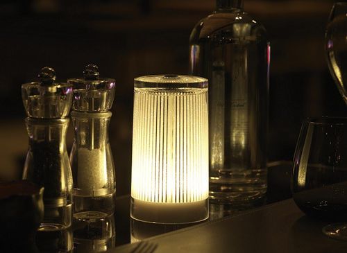 Lampe de table - PLISÉE GLITTER - Imagilights - en verre / contemporaine / d'intérieur
