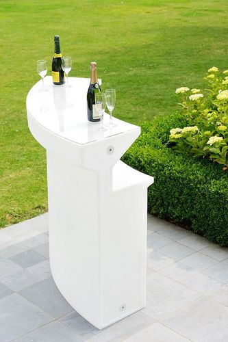 Comptoir de bar - BARIO - Imagilights - en verre / en plastique / en arc de cercle