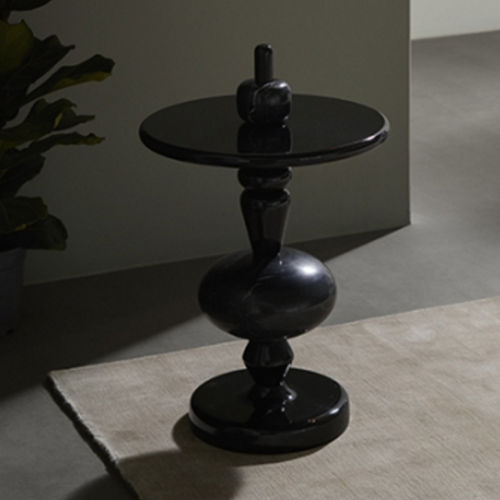 Table d'appoint contemporaine - SHUFFLE  - Andtradition - en bois massif / en MDF laqué / avec piètement en MDF laqué
