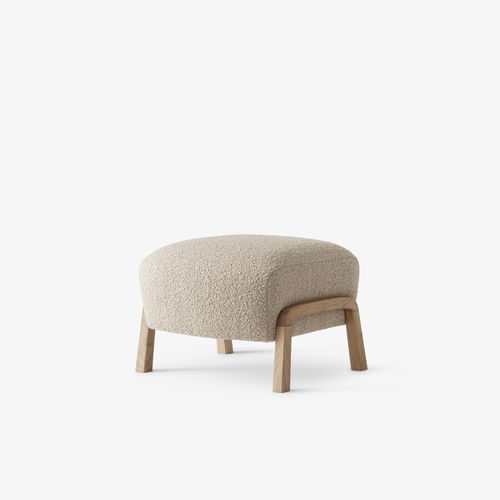 Pouf contemporain - WULFF - Andtradition - en tissu / en bois / en polyester