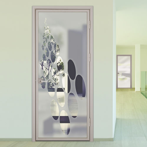 Porte d'intérieur - ELITE : LUCENT COLT - ARTELLA - en verre / battante / vitrée