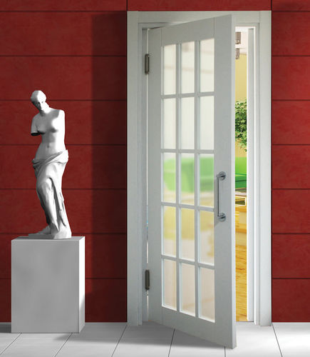 Porte d'entrée - ARTELLA - en bois / battante / vitrée