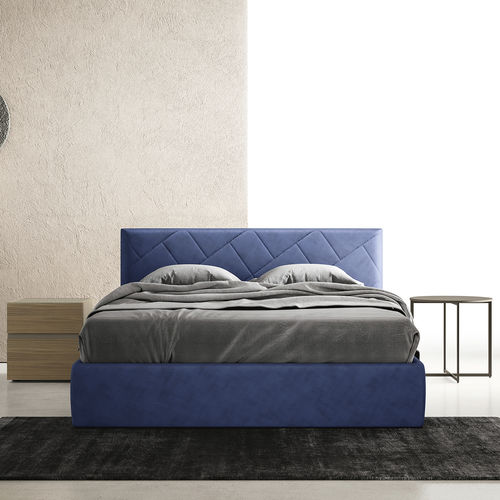 Lit double - ICON SMALL - ZALF spa - contemporain / avec tête de lit tapissée / tapissé