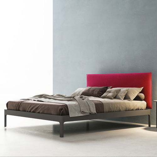 Lit double - SOFT - ZALF spa - contemporain / avec tête de lit tapissée / en tissu