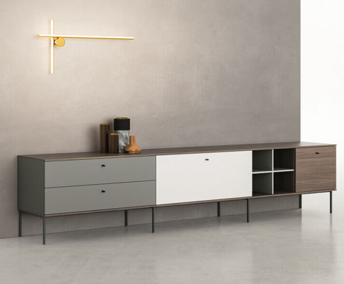 Buffet modulable - ZALF spa - contemporain / en bois / en métal peint