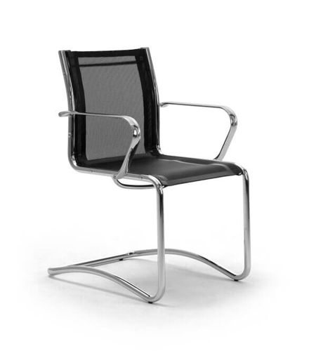 Chaise de bureau contemporaine - ORIGAMI RE - ZALF spa - d'intérieur / en tissu synthétique / avec piètement en acier chromé
