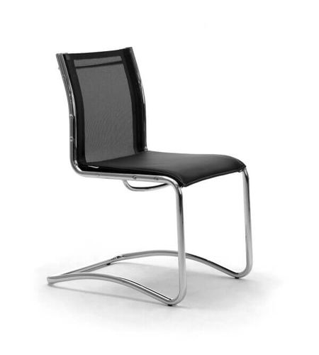 Chaise de bureau contemporaine - ORIGAMI RX - ZALF spa - d'intérieur / en tissu synthétique / avec piètement en acier chromé